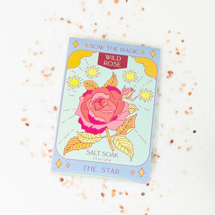 Salt Soak for Bath ~ Wild Rose Star