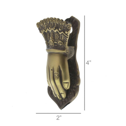 Decorative Brass Hand Clip