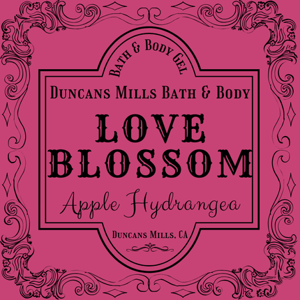 Bath Gel ~ Love Blossom ~ Apple & Hydrangea